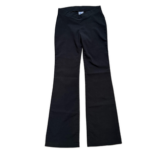 Tremor Y2K Classic Black Flare Pants with Wide-Leg Silhouette